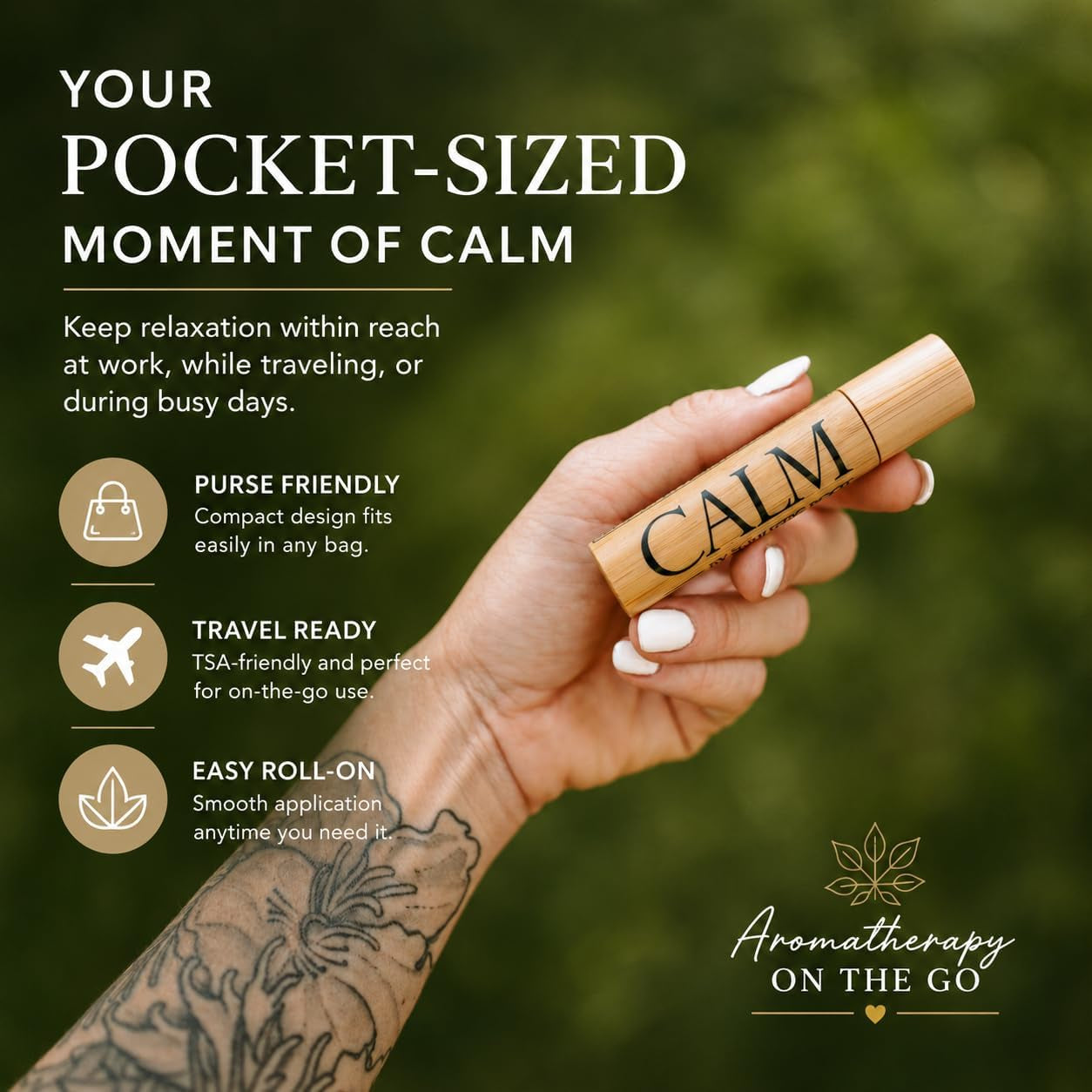 QuitNatural calm essential oil roll-on