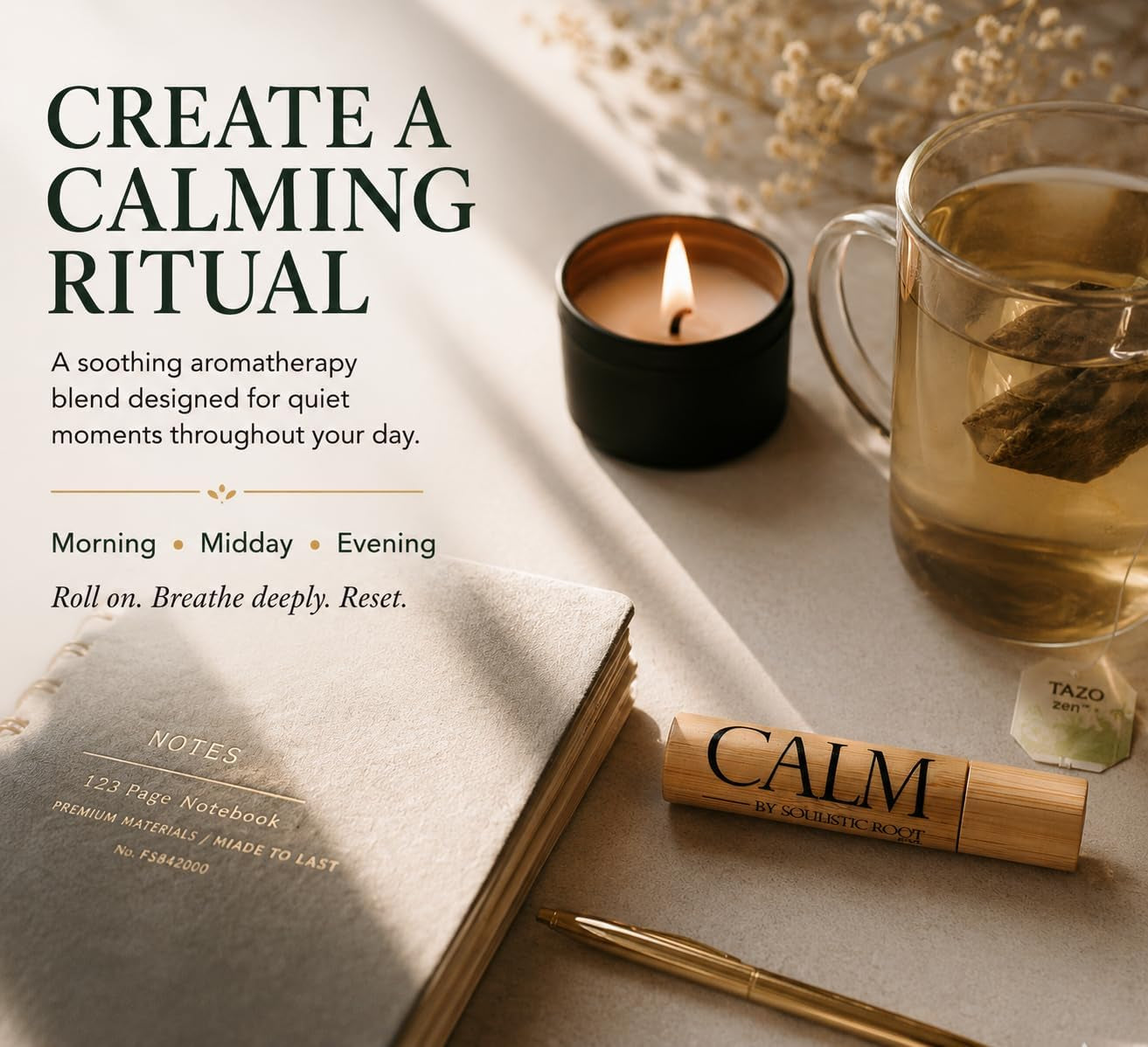 QuitNatural calm essential oil roll-on