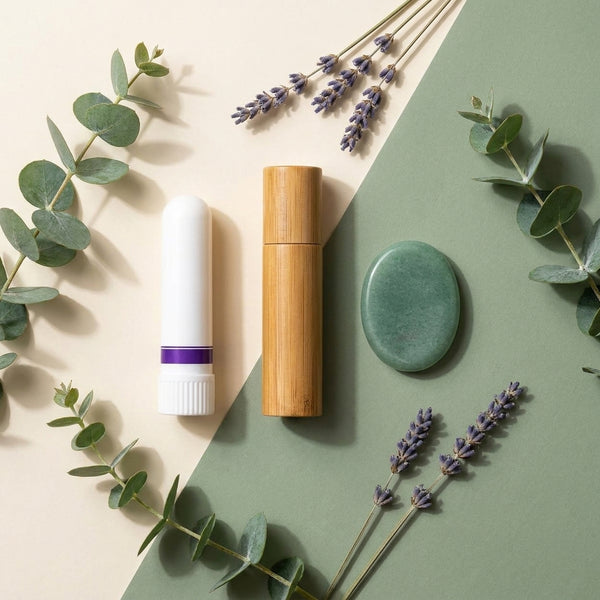 Pocket Calm Trio — aroma inhalers, calm roll-on, and worry stones