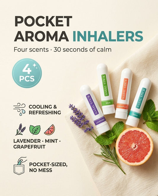 Pocket Aroma Inhalers set of 4, product info