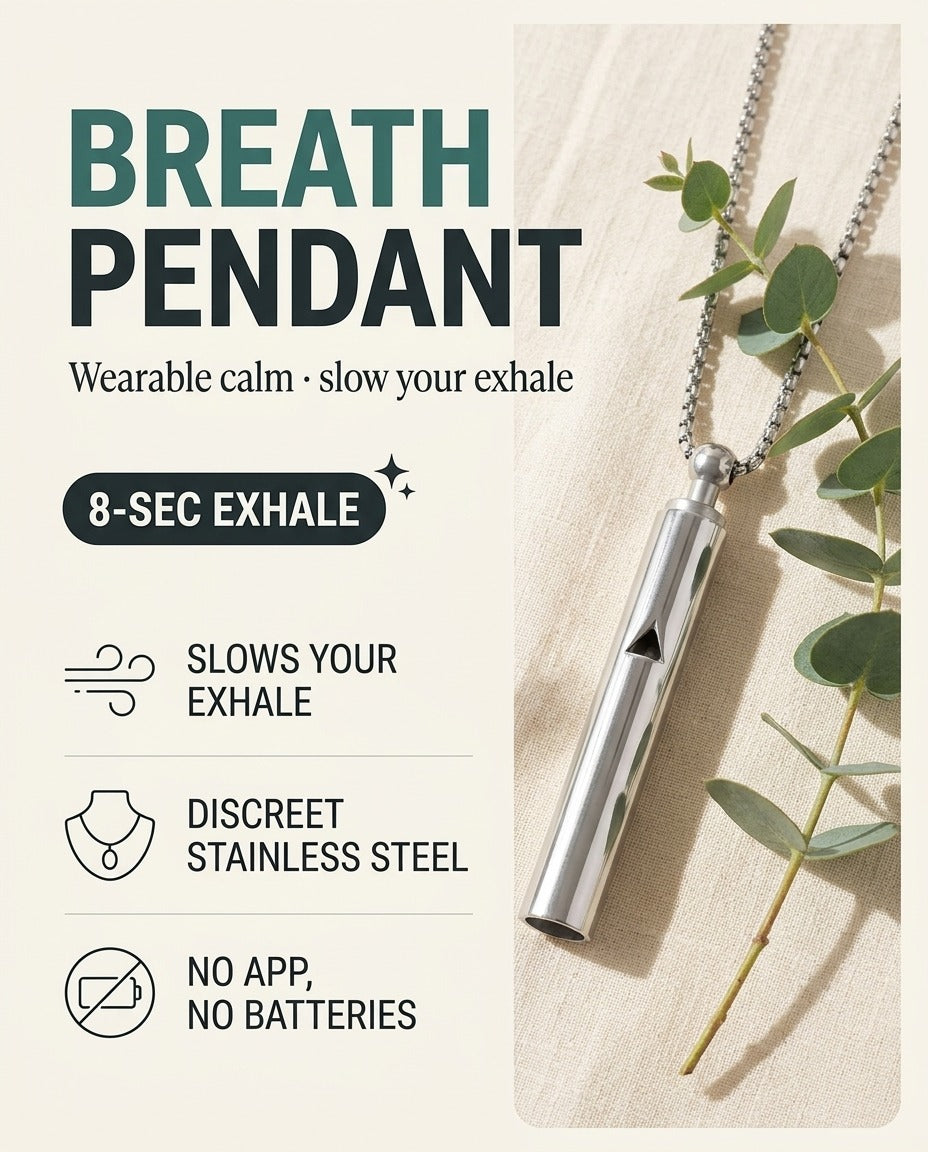 Breath Pendant — Wearable Calm